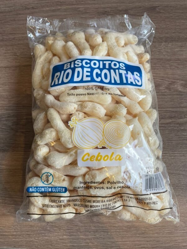 BISCOITO POLVILHO AVOADOR CEBOLA 170g  - RIO DE CONTAS
