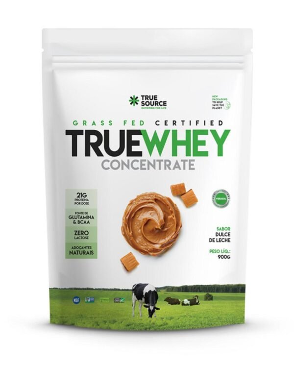 PROTEINA TRUE WHEY CONCENTRATE DULCE DE LECHE 900G
