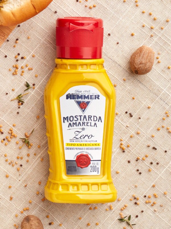 MOSTARDA AMARELA ZERO 200G