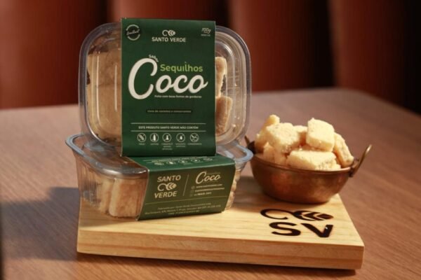 SEQUILHO DE COCO 100g - SANTO VERDE
