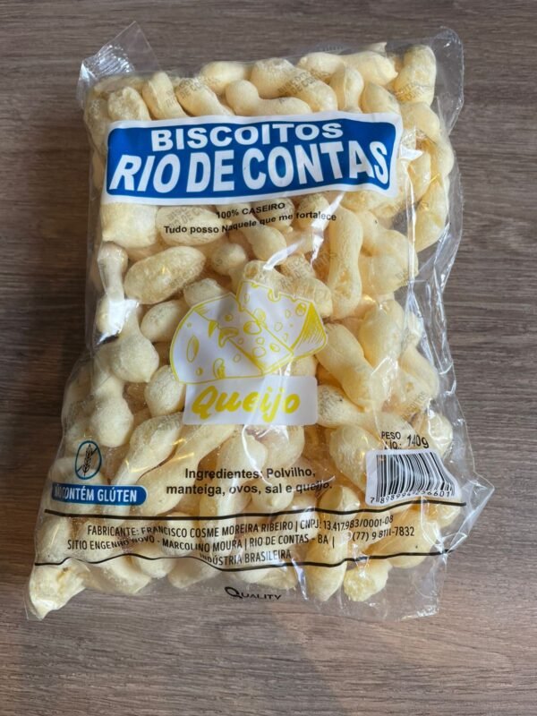 BISCOITO POLVILHO AVOADOR QUEIJO 170g - RIO DE CONTAS