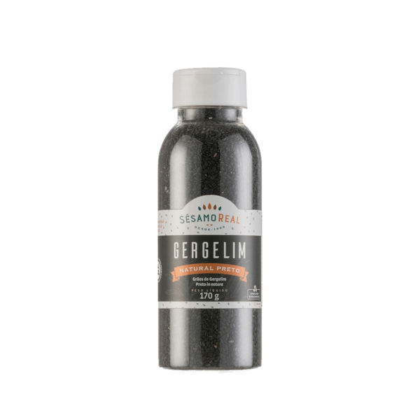 GERGELIM NATURAL PRETO 170g - SESAMO REAL