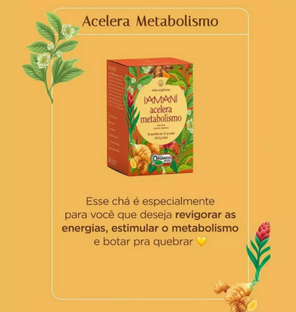 CHA ORGANICO ACELERA METABOLISMO IAMANI