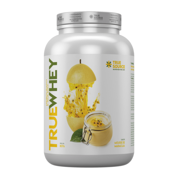 PROTEINA TRUE WHEY MOUSSE DE MARACUJA 837G