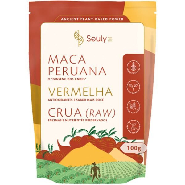 Maca Peruana Vermelha em po 100g