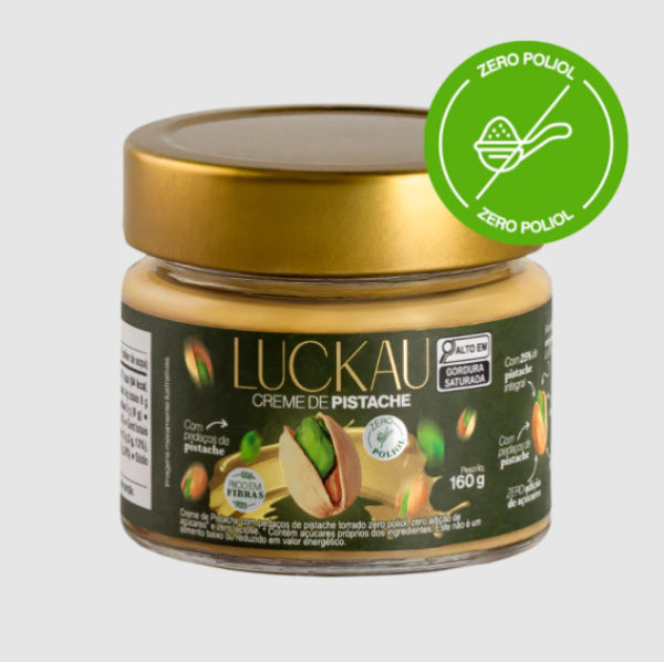 CREME DE PISTACHE ZERO POLIOL 160g - LUCKAU