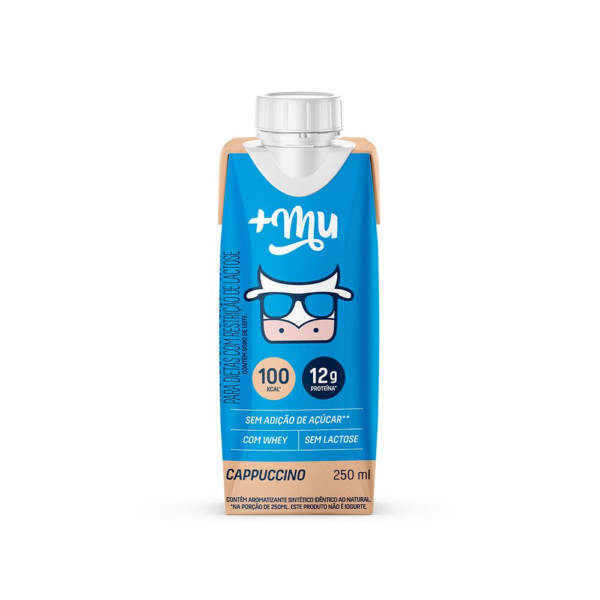 Bebida de Cappuccino com Whey S/Lactose 12g Proteina 250ml