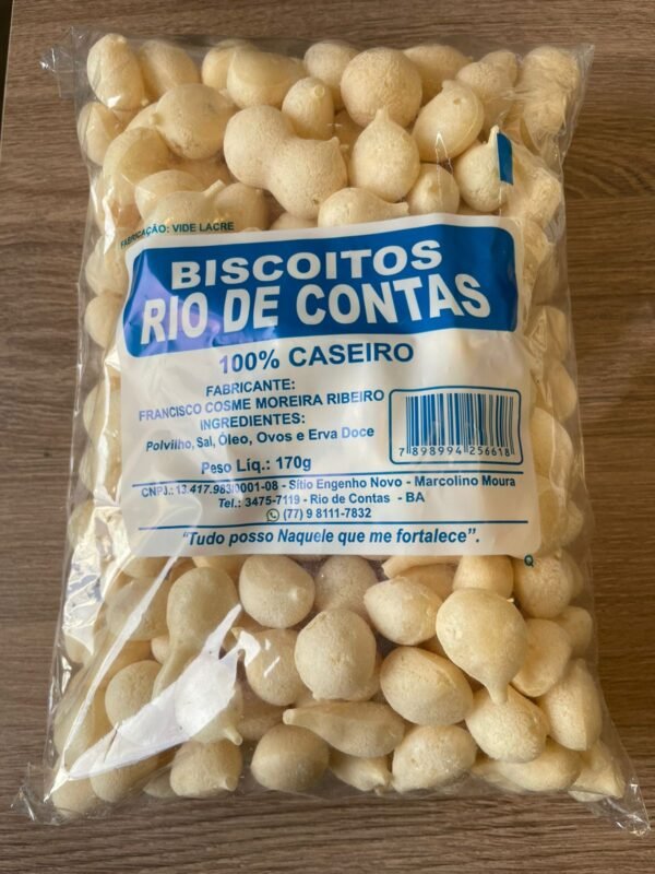 BISCOITO POLVILHO AVOADOR TRADICIONAL 170g- RIO DE CONTAS