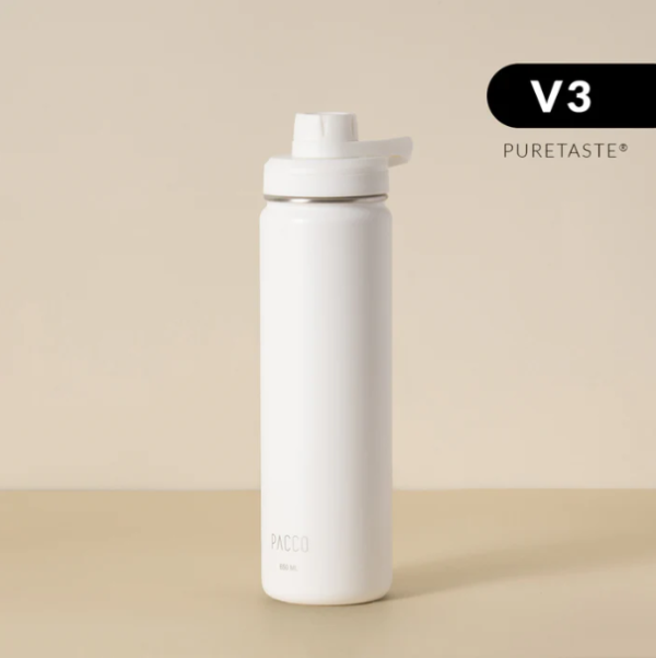 HYDRA V3 BRANCO PURETASTE 650ml - GARRAFA TERMICA PACCO