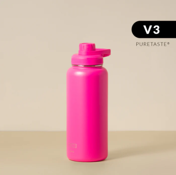HYDRA V3 HOT PINK PURETASTE 950ml - GARRAFA TERMICA PACCO
