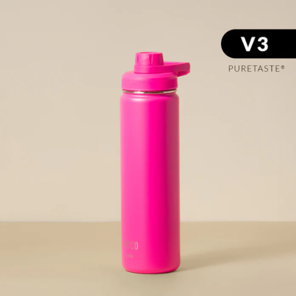 HYDRA V3 HOT PINK PURETASTE 650ml - GARRAFA TERMICA PACCO