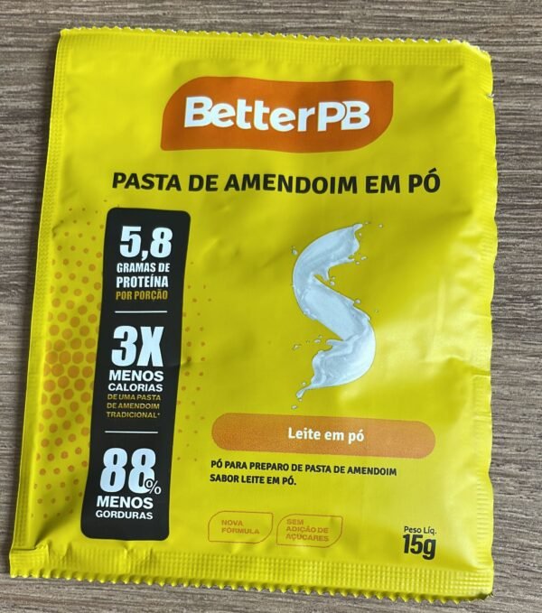 SACHE PASTA EM PO LEITE 15g - BETTERPB