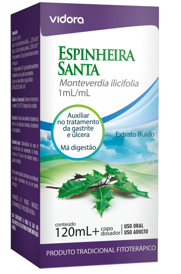 EXTRATO DE ESPINHEIRA SANTA 120ml - VIDORA