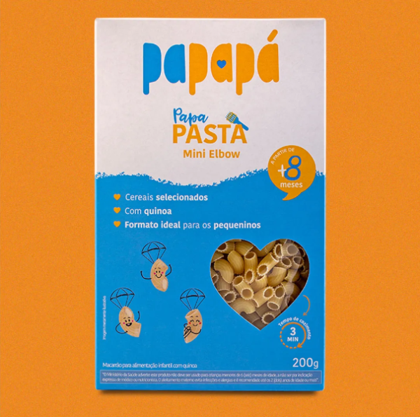 MACARRAO MINI ELBOW COM QUINOA 200g - PAPAPA