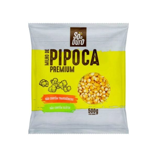 MILHO DE PIPOCA PREMIUM 500g - SO O OURO