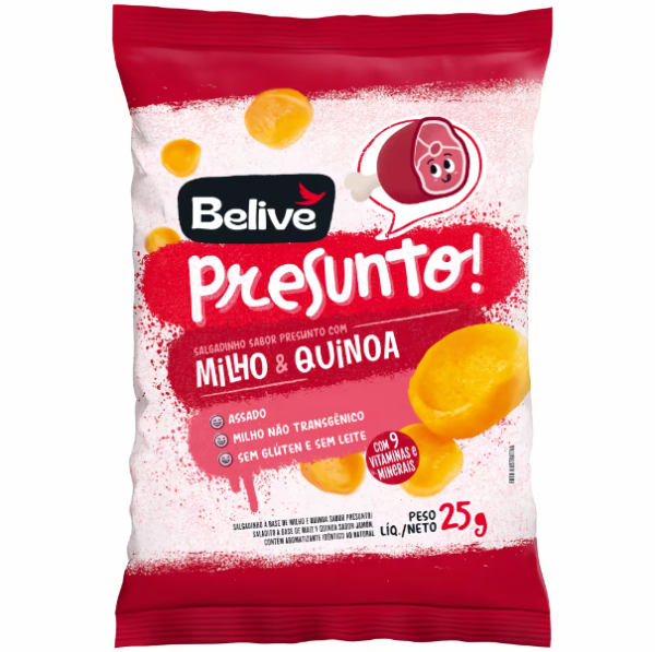 SALGADINHO PRESUNTO 25g - BELIVE