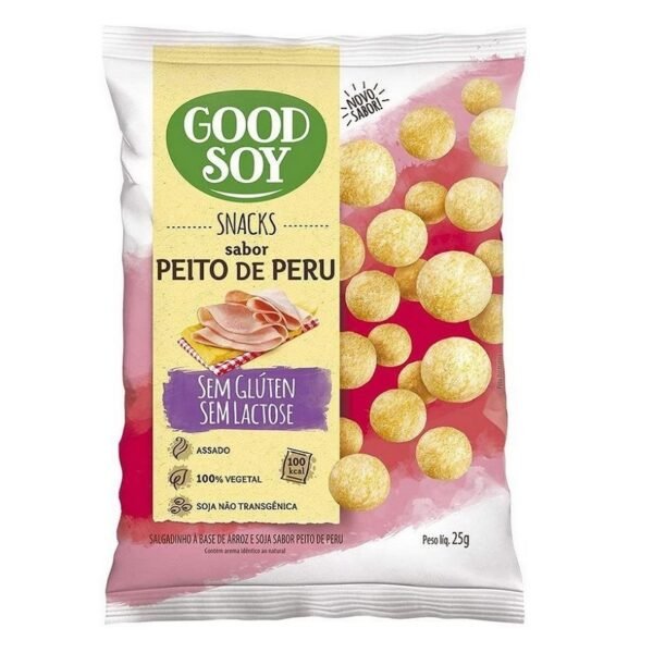 GOODSOY PEITO DE PERU SNACK DE SOJA 25g