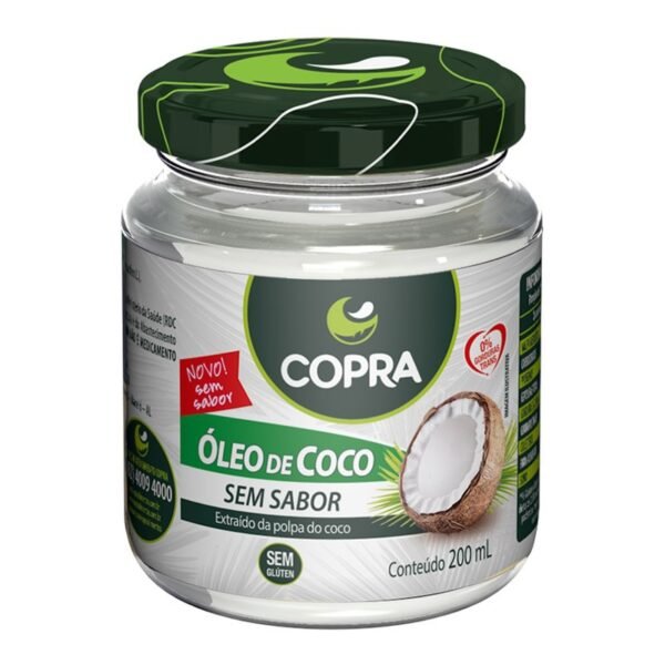 OLEO DE COCO SEM SABOR 200ml - POTE COPRA