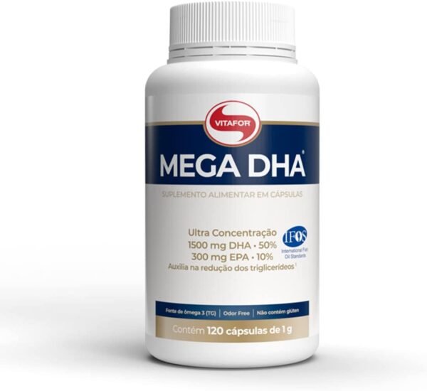 MEGA DHA 120 CAPS - VITAFOR