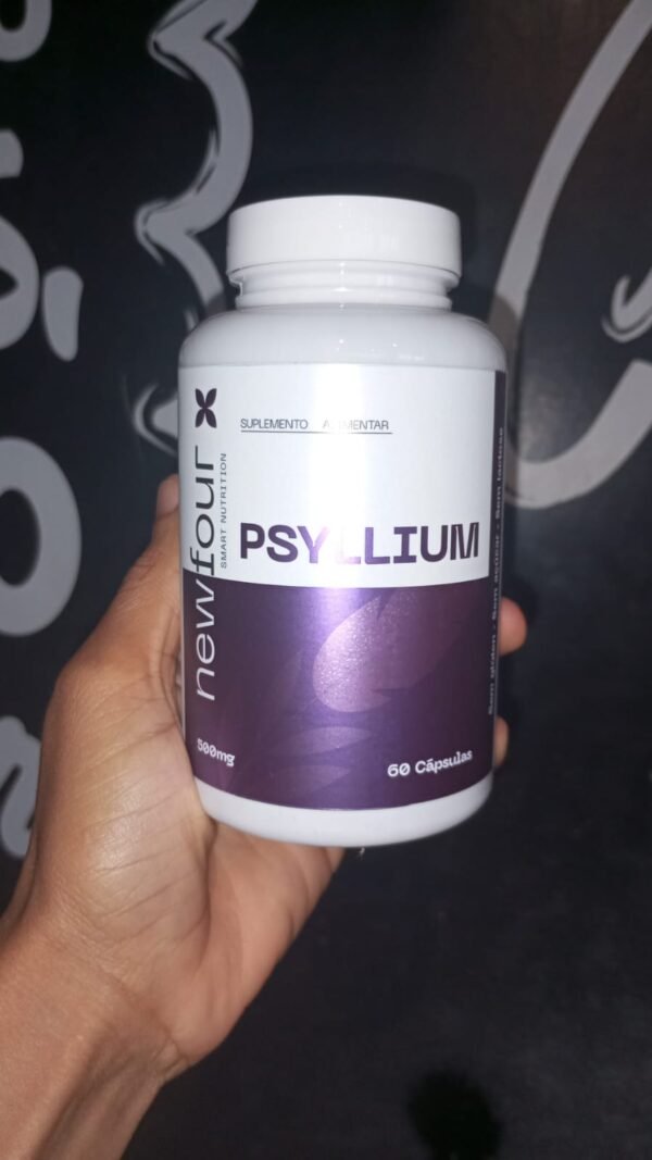 PSYLLIUM 500mg 60caps - 4ELEMENTOS / NEW FOUR