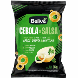 SNACK ARROZ SABOR CEBOLA e SALSA 35g - BELIVE
