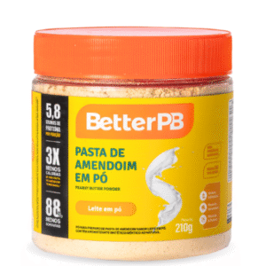 PASTA DE AMENDOIM EM PO LEITE EM PO 210g - BETTER PB