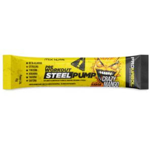 SACHE STEEL PUMP PREWORKOUT CRAZY MANGO STICK 18g - PRONABOL