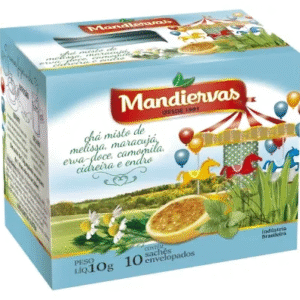 CHA INFANTIL (MELISSA, MARACUJA, ERVA DOCE E CAMOMILA )10 SACHES