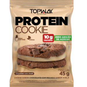 PROTEIN COOKIE CHOCOLATE COM AVELA 45g - TOPWAY