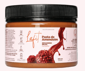 PASTA DE AMENDOIM BRIGADEIRO BELGA 350g - LAFIT
