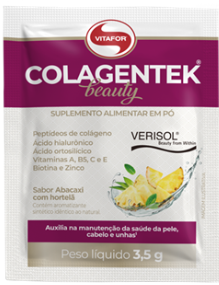 CAIXA COLAGENTEK BEAUTY ABACAXI COM HORTELA - 30 SACHES