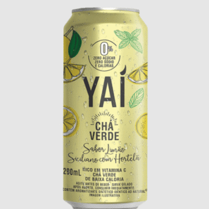 CHA VERDE LATA LIMAO SICILIANO COM HORTELA 290ml - YAI