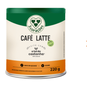 CAFE LATTE COM LEITE VEGETAL 220G - TRES CORACOES