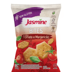 BISCOITOS BITES TOMATE E MANJERICAO 25g - JASMINE