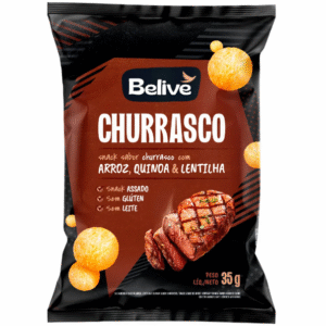 SNACK ARROZ SABOR CHURRASCO 35g - BELIVE