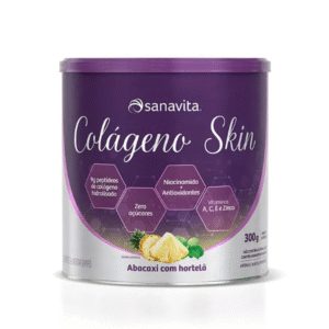 COLAGENO SKIN ABACAXI COM HORTELA 300g - SANAVITA