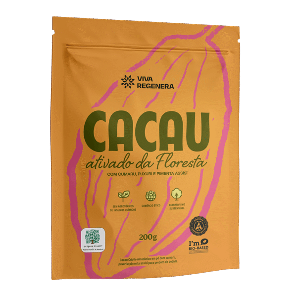 CACAU ATIVADO DA FLORESTA 200g - VIVA REGENERA