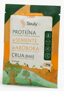 PROTEINA CRUA DE SEMENTE DE ABOBORA 34g - SOULY