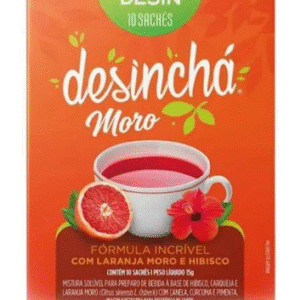 CAIXA DESINCHA MORO LARANJA E HIBISCO 10saches - DESINCHA