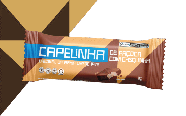 PICOLE CASQUINHA DE PACOCA - CAPELINHA