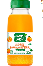 SUCO DE LARANJA 250ml - CAMPO LARGO