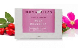 SABONETE VEGETAL DE ROSA MOSQUETA 100g - DERMA CLEAN