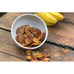 BANANA CHIPS COM CACAU E ACUCAR DEMERARA KG