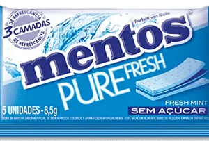 CHICLETE MENTOS AZUL 3 CAMADAS PURE FRESH MINT 8,5g