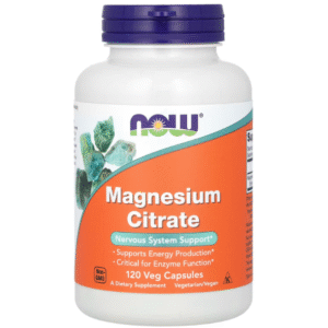 MAGNESIO CITRATO NOW 120caps vegetais