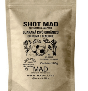 SHOT MAD GUARANA CIPO CURCUMA e GENGIBRE 100g