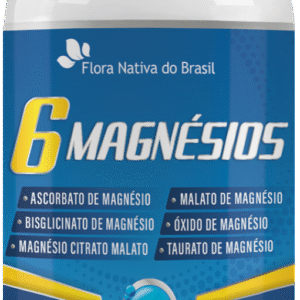 6 MAGNESIOS 60caps - FLORA NATIVA DO BRASIL