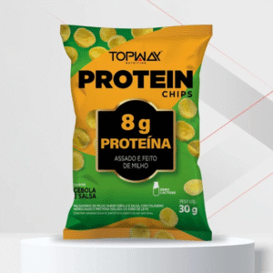 PROTEIN CHIPS SABOR CEBOLA e SALSA 30g - TOPWAY