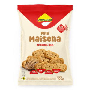 MINI MAISENA INTEGEGRAL ZERO ACUCAR 100g - LOWCUCAR