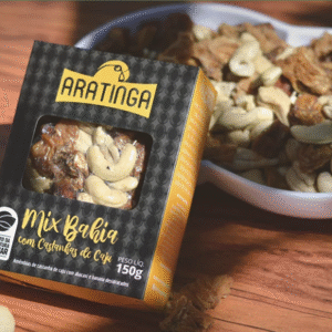 SNACK MIX BAHIA COM CASTANHA DE CAJU 150g - ARATINGA